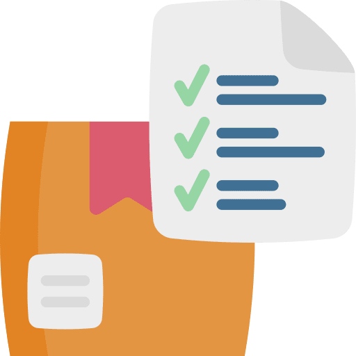 Packing list clipboard checklist criteria icon