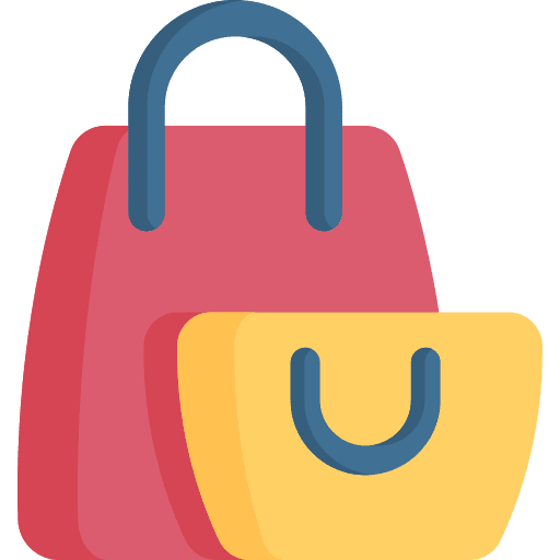Shopping bag business commerce and shopping shopping bag icon