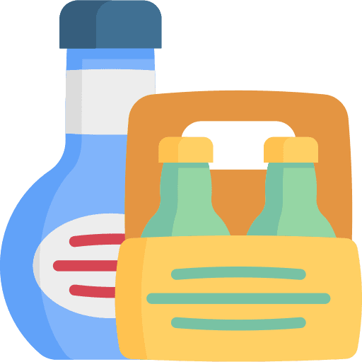 Alcohol food and restaurant beverage cultures icon