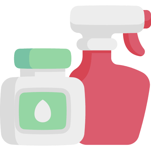 Household detergent clean spray icon