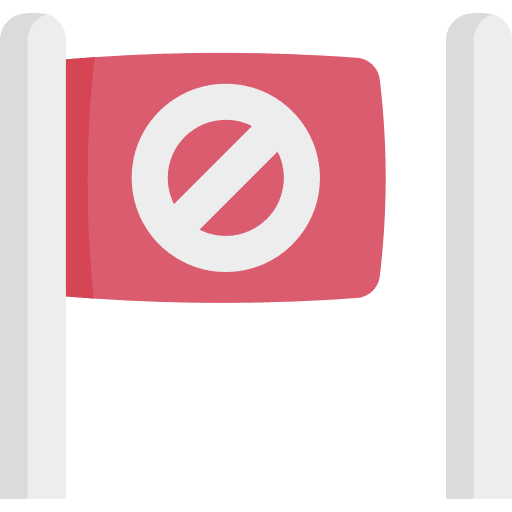 No entry prohibited forbidden commerce and shopping icon