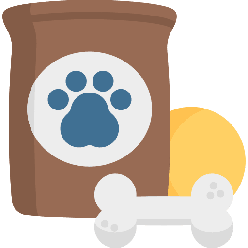 Pet food dog food commerce and shopping animals icon