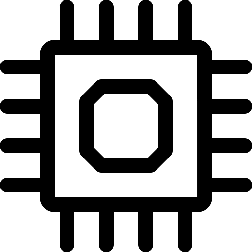 Cpu memory processor electronic icon
