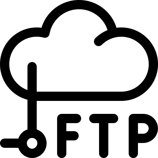 Ftp file storage protocol icon