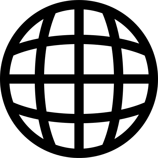 Internet world interface internet icon