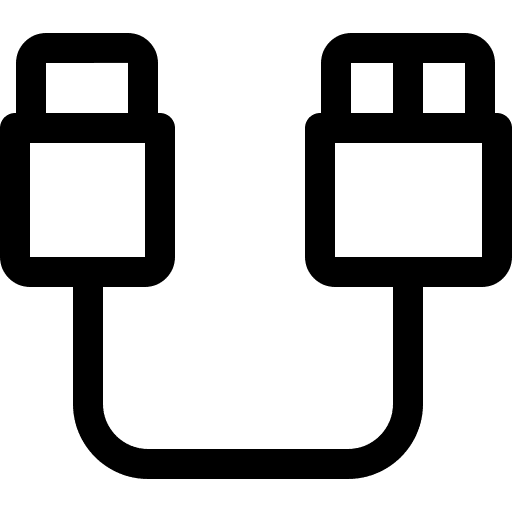 Cable port technology connection icon