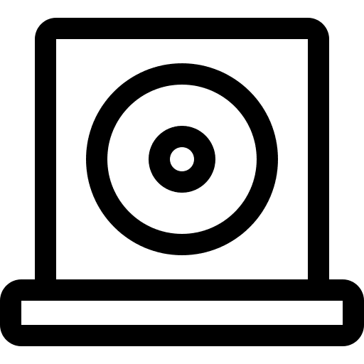 Cd cd music player multimedia icon