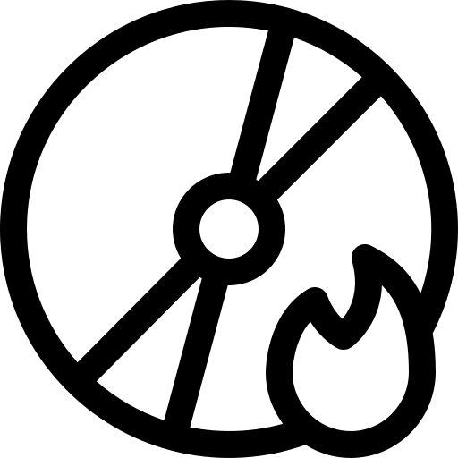 Cd dvd bluray music icon