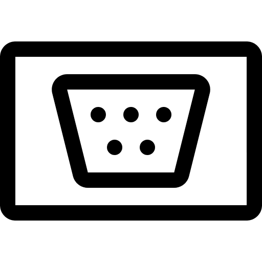 Vga port technology vga icon