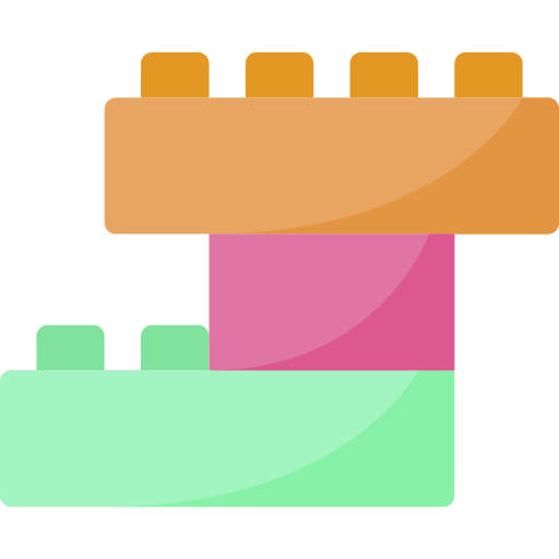 Bricks brick kids kid and baby icon