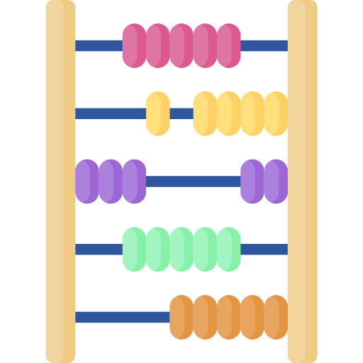 Abacus calculating calculator mathematical icon