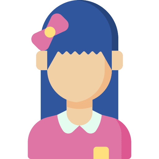 Girl user child young icon