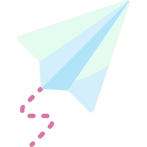 Paper plane fly paper plane communications icon