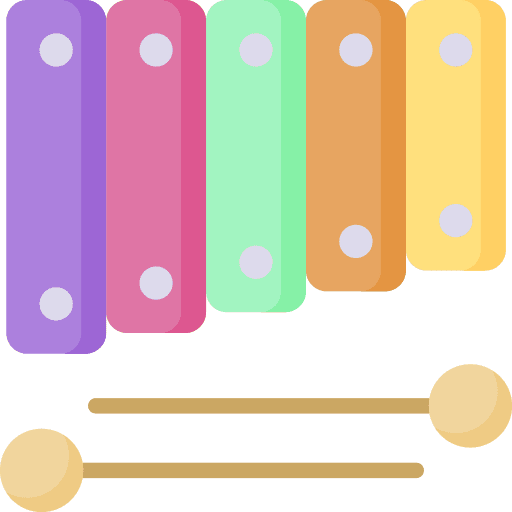 Xylophone toy xylophone melody icon
