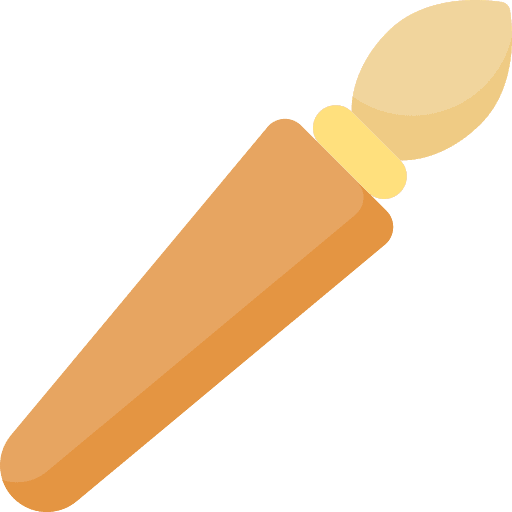 Brush kid and baby kids tools and utensils icon