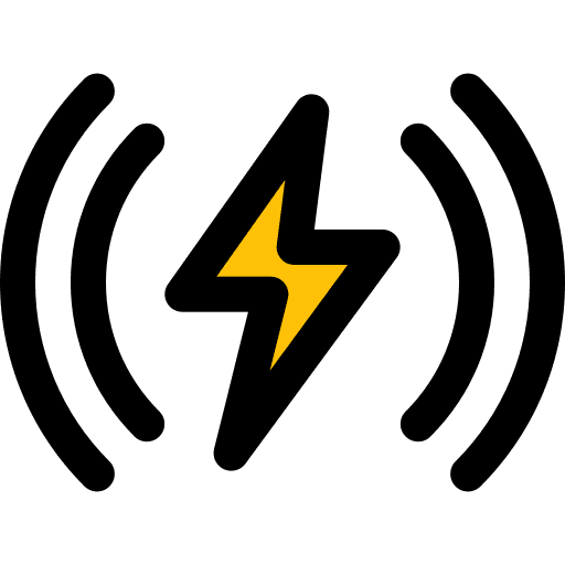 Wireless charging energy electronics power icon