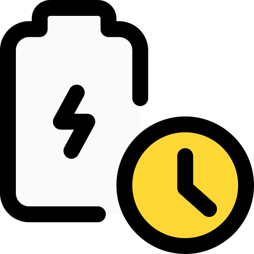 Delay delay charging battery status icon