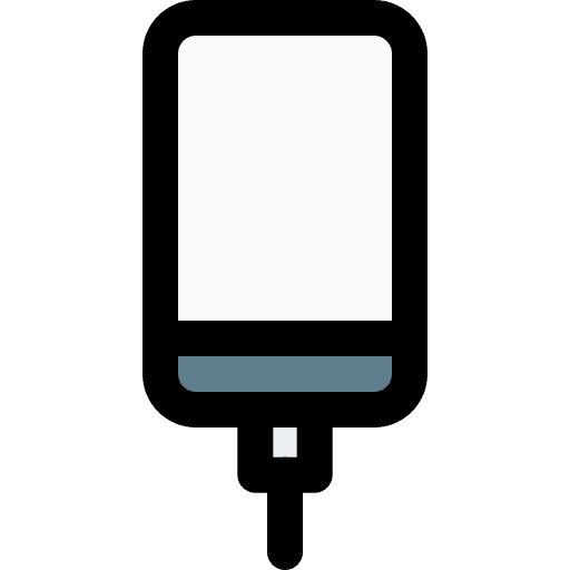 Connected charger electronics mobile phone icon