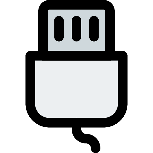 Connection electronics wire usb charger icon