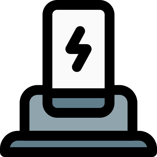 Dock technology phone dock smartphone icon