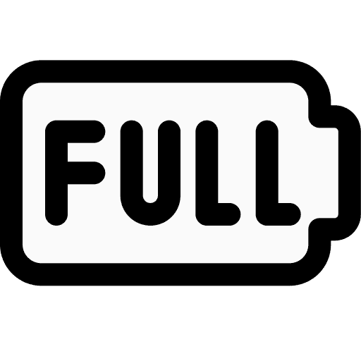 Full full battery full status icon