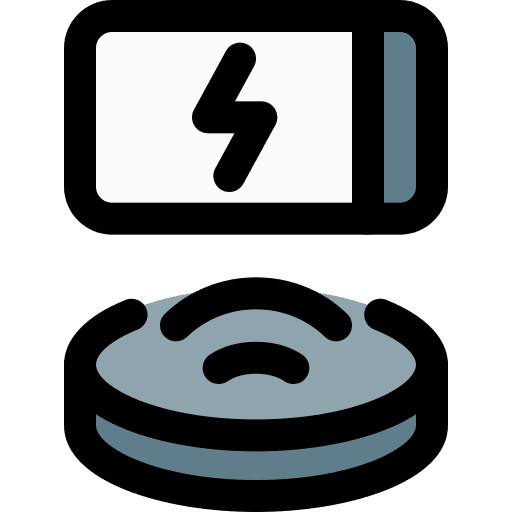 Mobile electronics charge charging icon