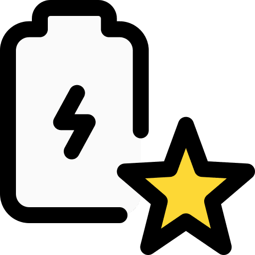 Star energy electronics battery status icon