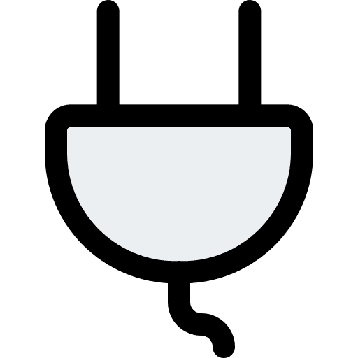 Cable connection wire electronics icon