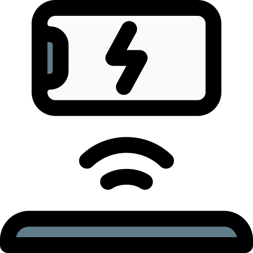 Signal status cellphone coverage charging icon