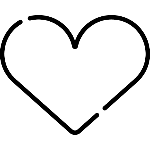 Favourite shapes and symbols pin wish list icon