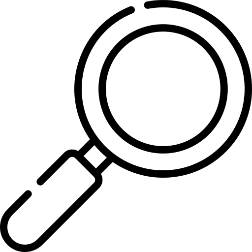 Search loupe detective detection icon
