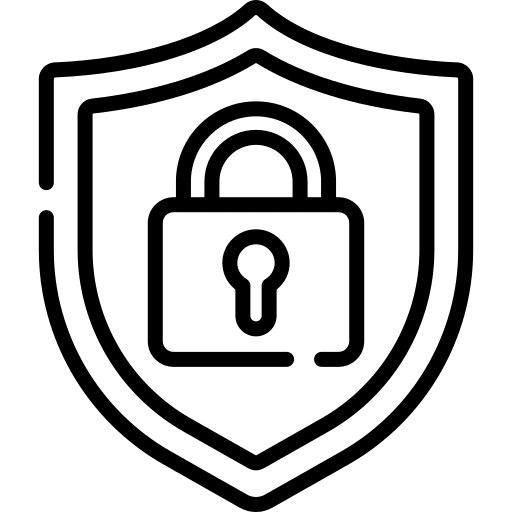 Security quality security computer icon