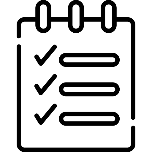 To do list task accountability criteria icon