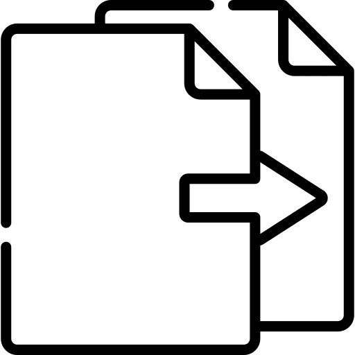 Copy copy files and folders document icon