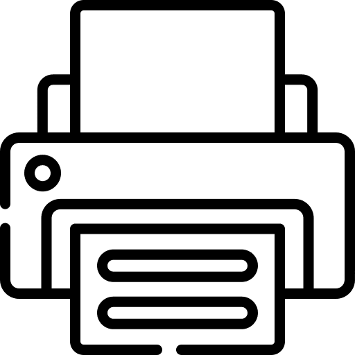 Printer printer ink electronics icon