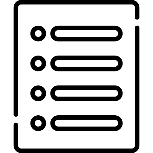 Menu multimedia control bars icon