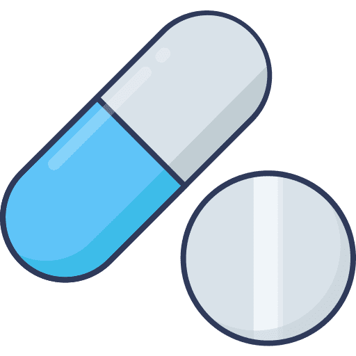Capsule capsule healthcare and medical pill icon