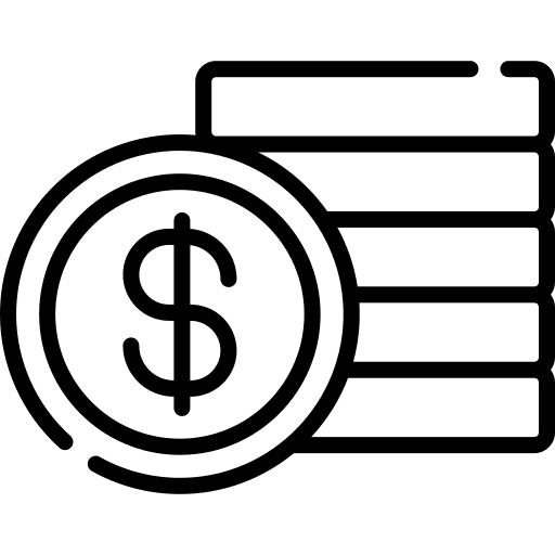 Coins business and finance coins money icon