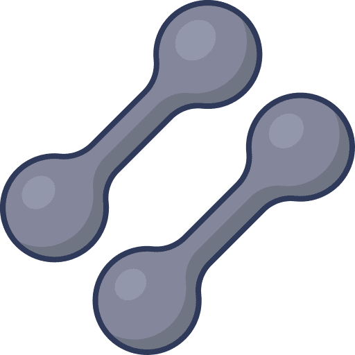 Gym equipment sports and competition gym equipment exercise icon