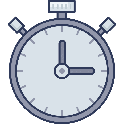 Stopwatch chronometer time alarm icon