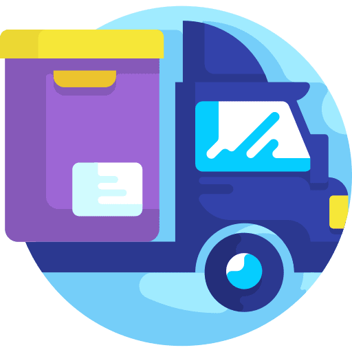 Delivery truck lorry delivery truck cargo truck icon