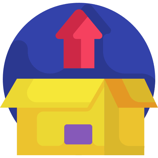 Open product box release icon
