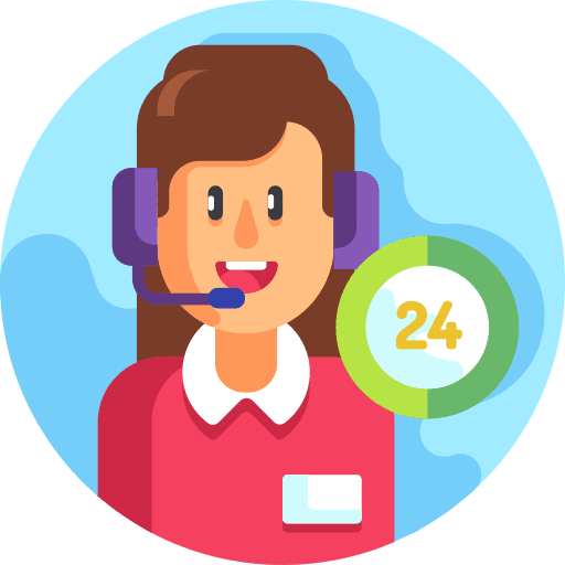 Phone operator service phone operator call center icon