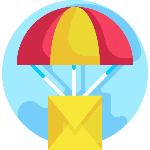 Delivery box stock packaging cardboard icon