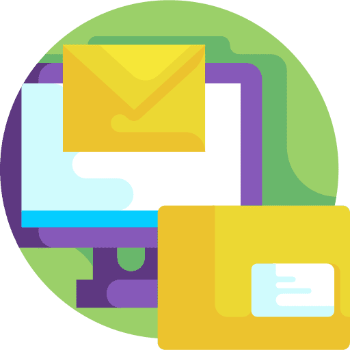 Order package order computer icon