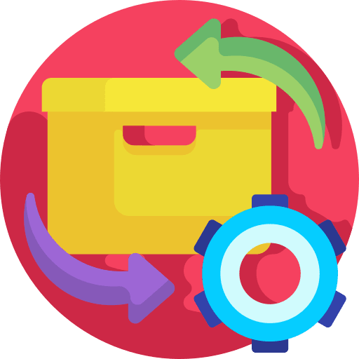 Process product order package icon