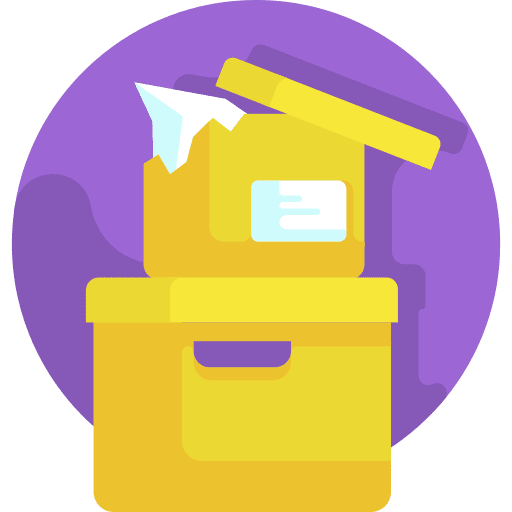 Damage damage box shipping and delivery icon