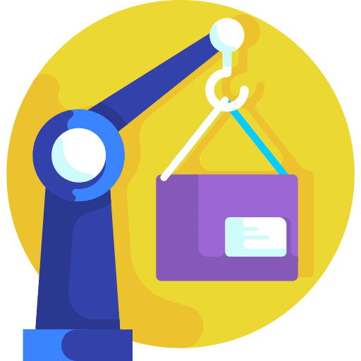 Loader shipping and delivery work package icon