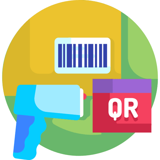 Qr code scan qr code scan package product icon