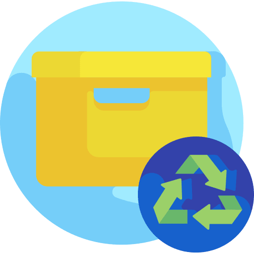 Recycle recycle shipping and delivery product icon
